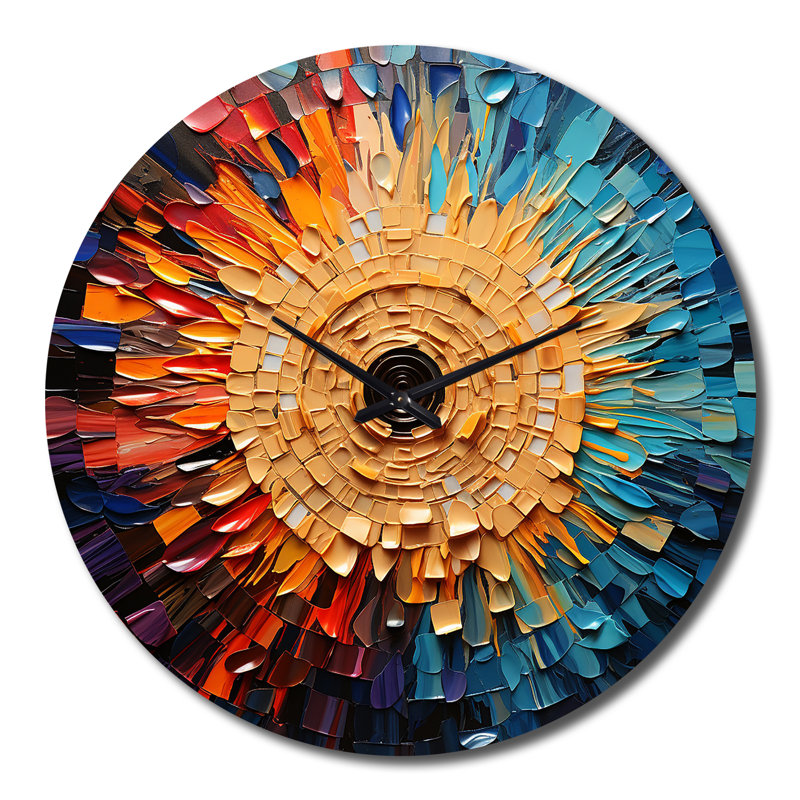 Horloge murale colorée, Grand