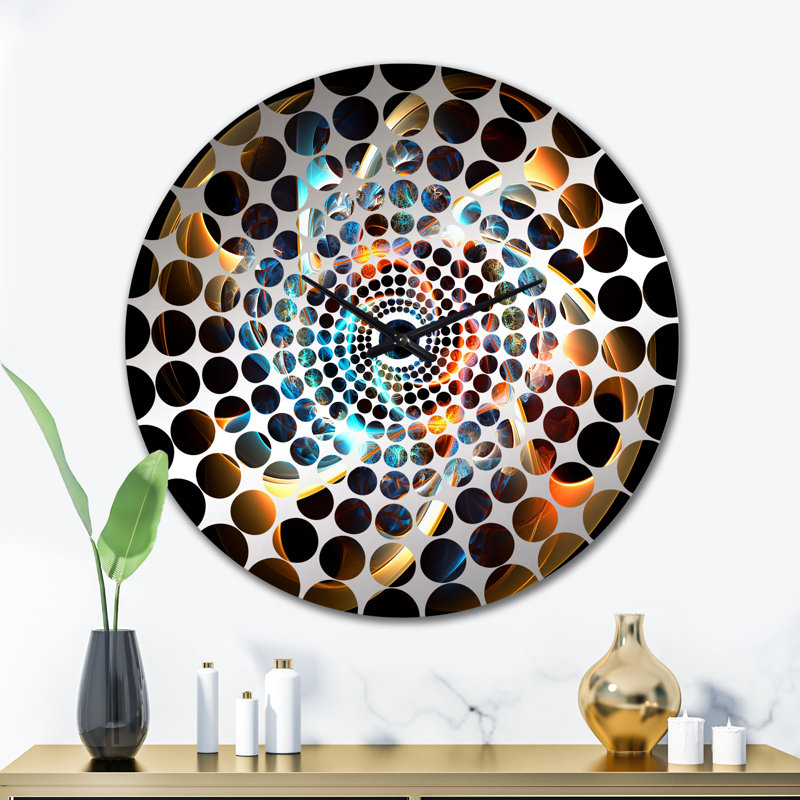 Horloge murale Galactic Fractals - Fractals, Très grand