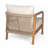 28" Outdoor Lounge Chair with Woven Backrest-189134076
