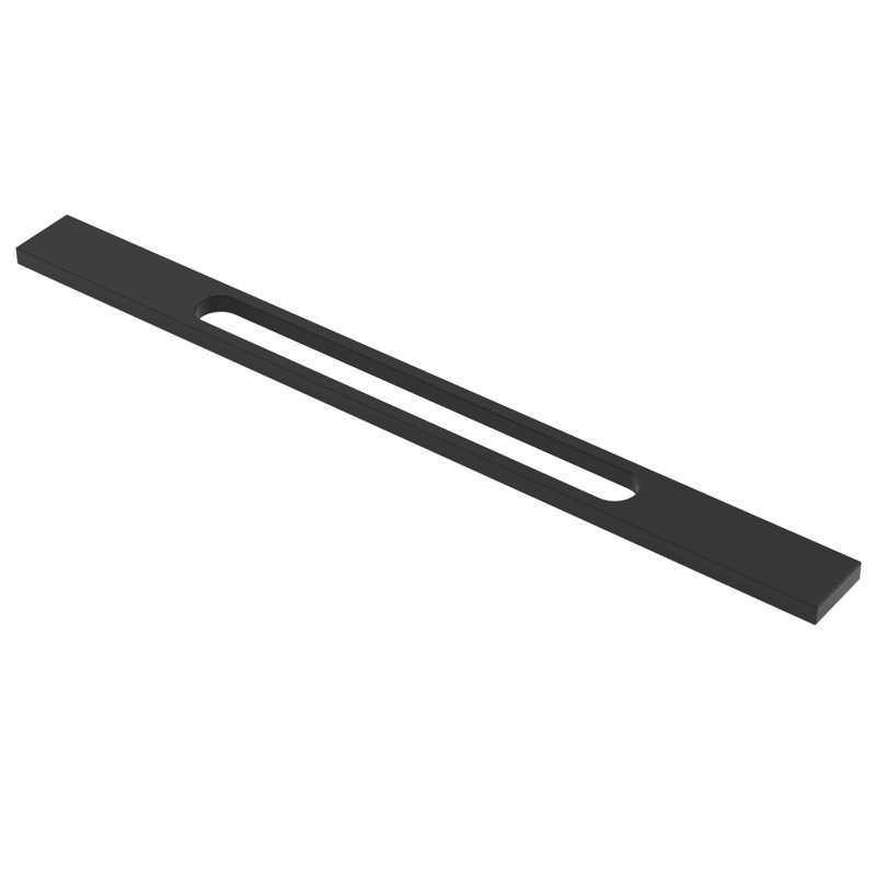 Poignée encastrée 13 7/8 po Magnum, Noir mat