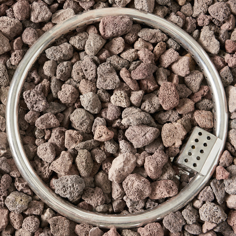 32" Patio 40,000 BTU Round Iron Propane Fire Pit (Tank Cover Not Included), Dark Gray