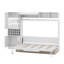 Lit escamotable mural Murphy avec canapé intégré, tablettes, ports USB et éclairage intégré-751209673