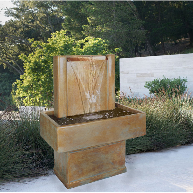 Del Mar Fountain, 56" H x 40"W x 24"D, Chestnut