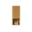 Armoire de salle de bain murale 41 po - 6 armoires avec portes en contreplaqué de couleur chêne blanchi à l'eau et pratique pour différentes pièces