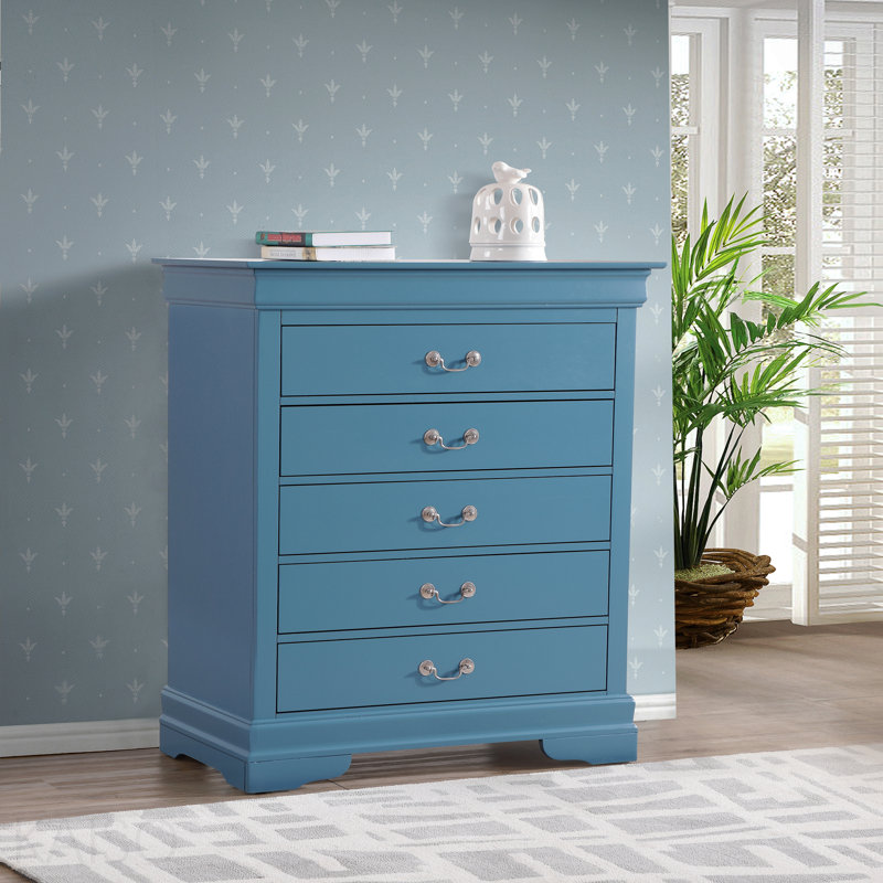 Commode, bleu sarcelle, Sarcelle