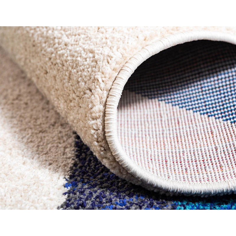 Burtrum Abstract Indoor Rug, Runner 2'7" x 10'