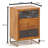 Stankiewicz 3 Drawer Bedside Table-604217899