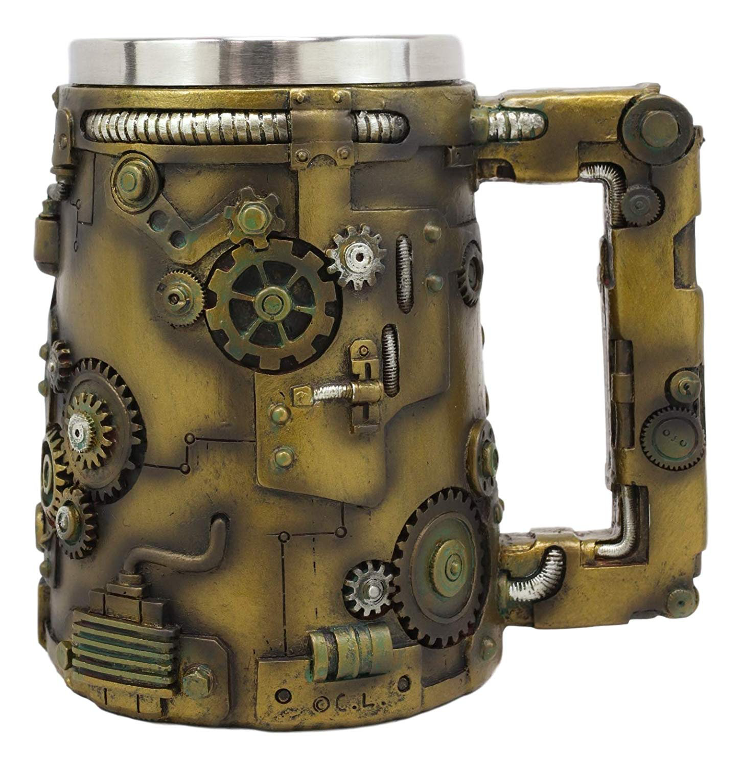 Williston Jobita Rustic Bronze Finish Nautilus Steampunk Pipes