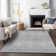 Premium Machine Washable Prisco Silver Rug