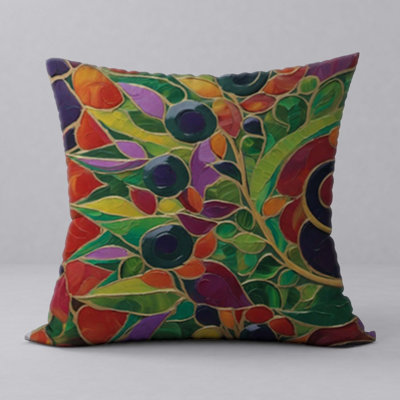 Abstract Reversible Throw Pillow