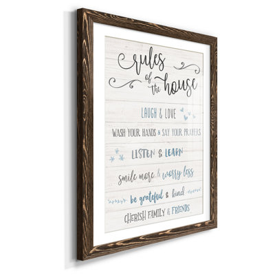 " Rules Of The House "
