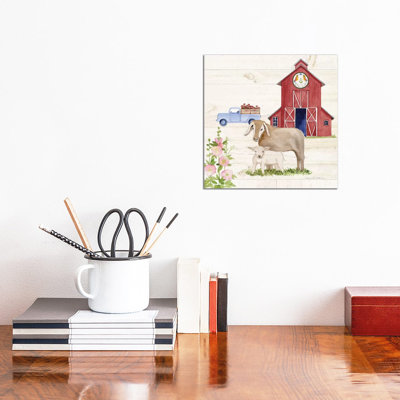 Life On The Farm IV by Kathleen Parr McKenna - Wrapped Canvas Painting