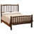 Fireside Lodge Hickory Log Traditional Bed - Queen - Espresso-373531158-380506661