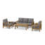 South Bay Outdoor 6 - Piece Teak Conversation Set