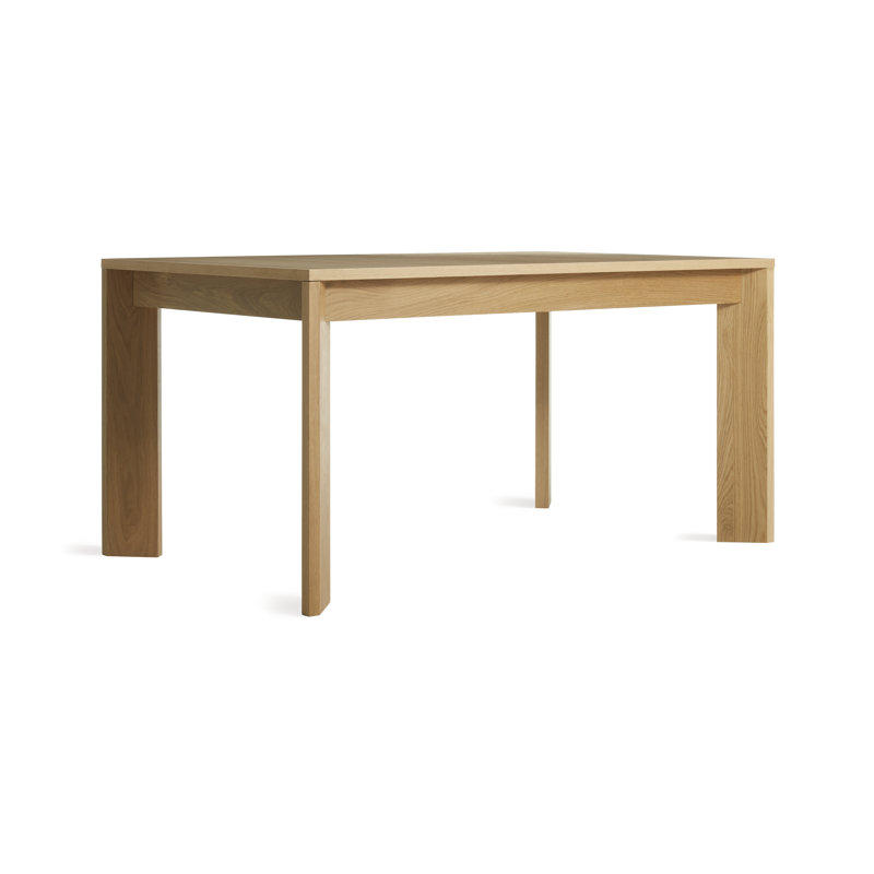 Moreover Solid Wood Dining Table, White Oak, 37" W x 104" L