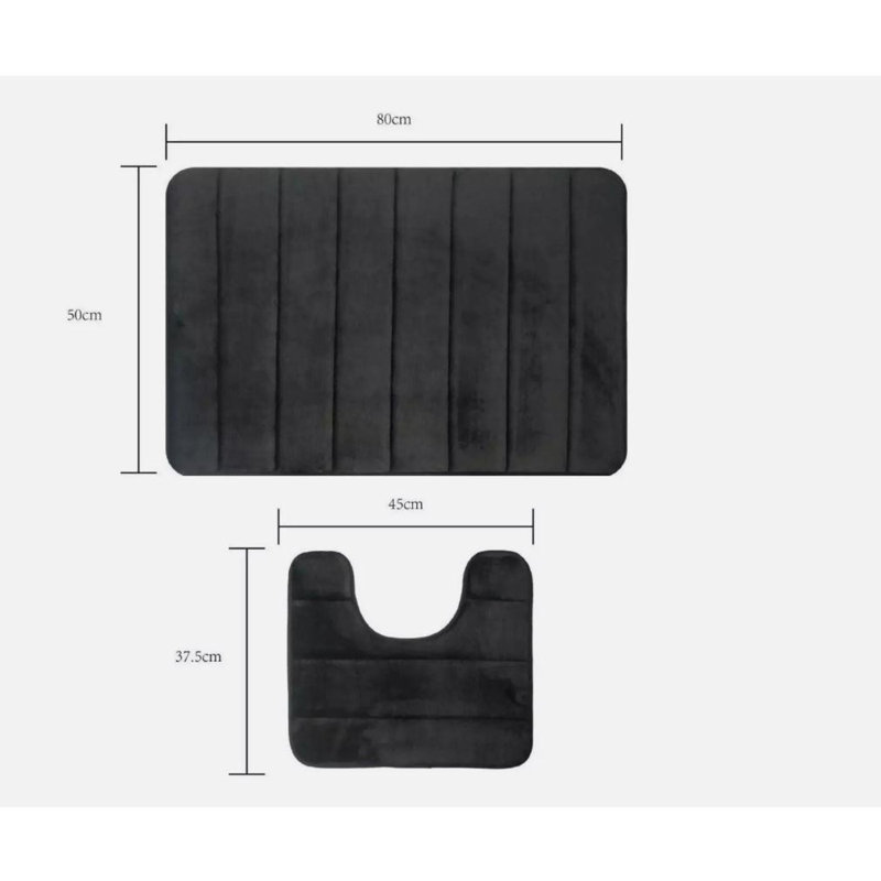 Chafdar Memory Foam Non-Slip Bath Mat