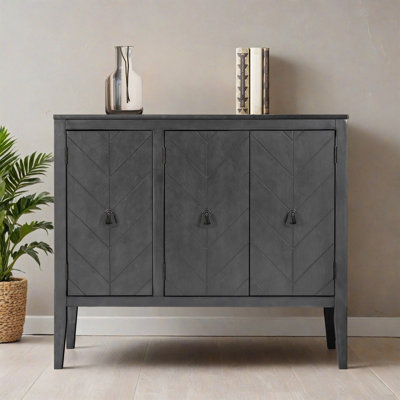 37.02" Kitchen Storage Sideboard Buffet Cabinet Console Table