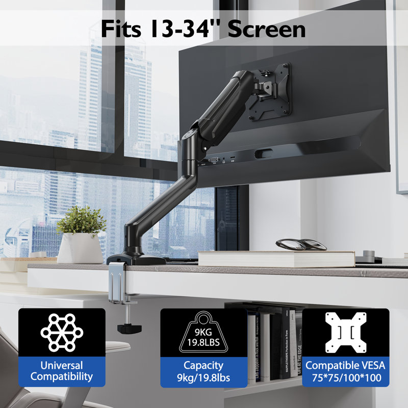 Duncarbit Inbox Zero Single Screen Desktop Mount