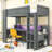 Jennylyn Wood Loft Bed With Desk And Drawer-1504983017