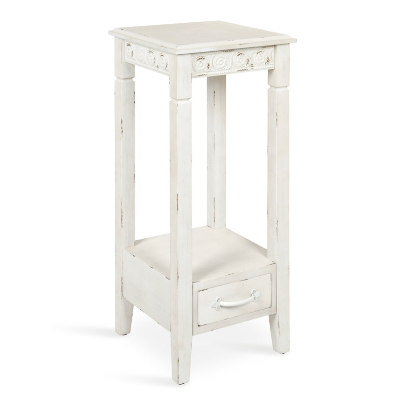 Dodson Solid Wood Top End Table with Storage