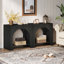 Table de bout Farmhouse avec tablette de rangement pour le salon-1720726783-1730789070