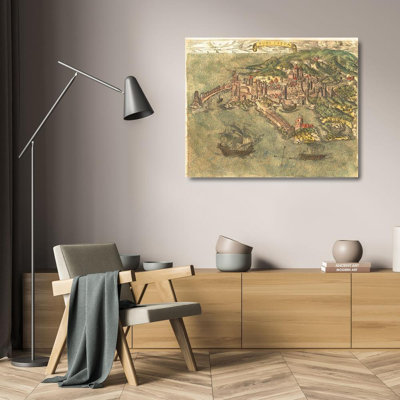 «Breakwater Bay Pinargenti Gallery», art sur toile tendue: Rhodes, Grèce, 63232