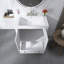 Meuble-lavabo sur pied 30 po avec lavabo en céramique