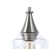 Lekeia 1 - Light Brushed Nickel Bell Pendant
