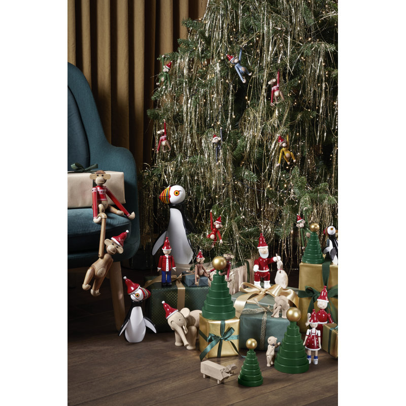 Monkey Christmas Jumper 2024 Small Teak/Limba