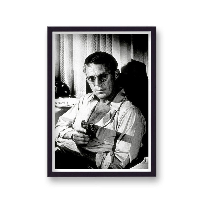 Steve Mcqueen In Scene From The Getaway - Single Picture Frame Print