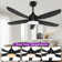 42" RGB Ceiling Fan With Led Light and Remote/App Control