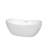 Rebecca 60'' x 32'' Soaking Acrylic Bathtub-50480684