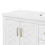 Ensemble de meuble-lavabo 36 po avec lavabo en céramique 36 po, meuble-lavabo autonome avec 3 tiroirs-792698455-792698454