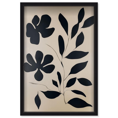 Oliver Gal Shrouded Bloom II Floral and Botanical - Luxury Shadowbox Framed Wall Art
