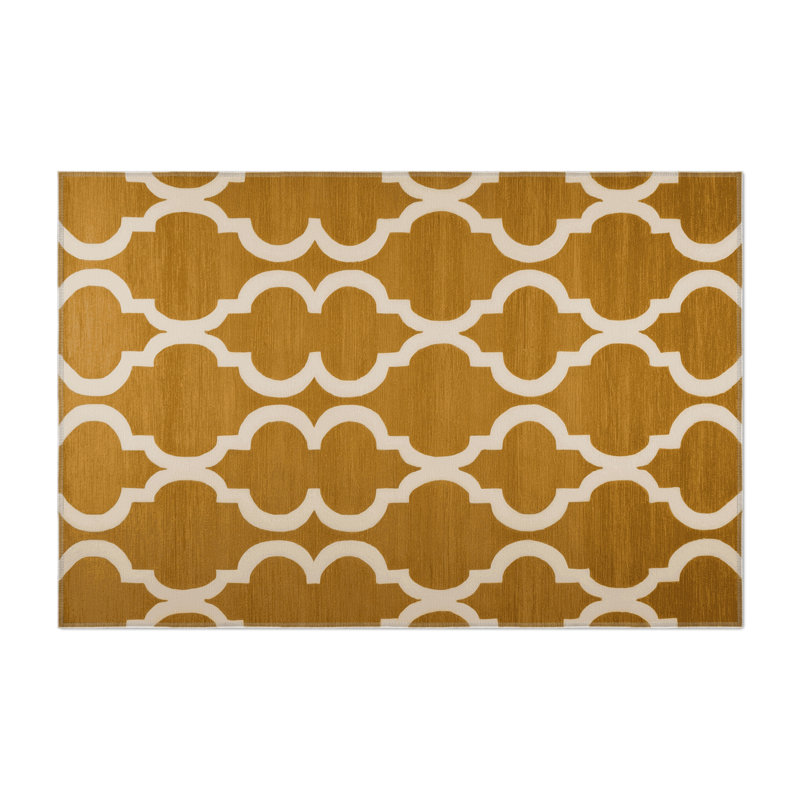 Tapis brun intérieur et extérieur Trellis, Rectangle 9 pi x 12 pi