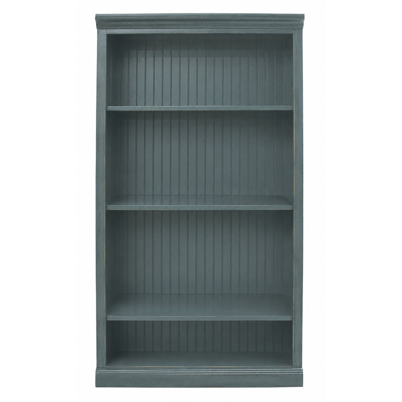 Bibliothèque standard Sherita, Bleu foncé européen, (3 tablettes) H 60 po x l 32 po x P 14,25 po