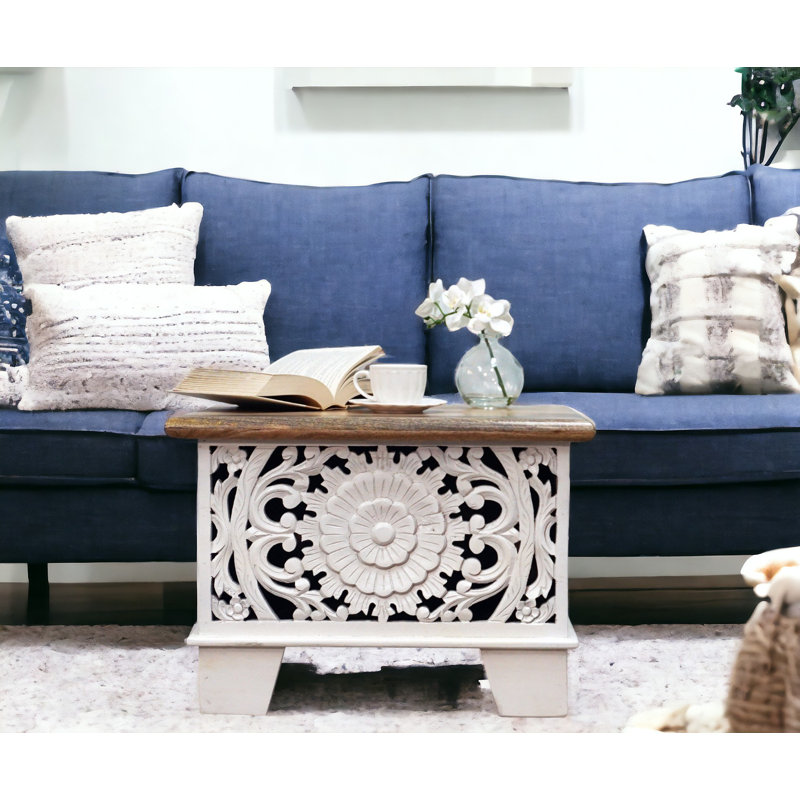 Table de bout en bois massif Fittleton