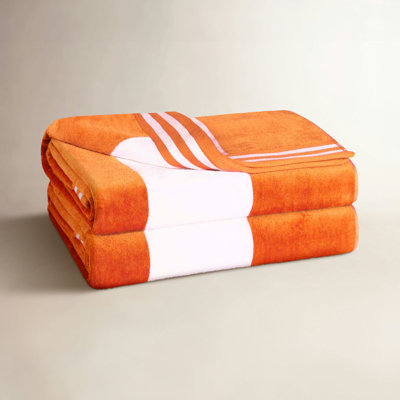 Calheta Cotton Oversized Cabana Stripe Beach Towels