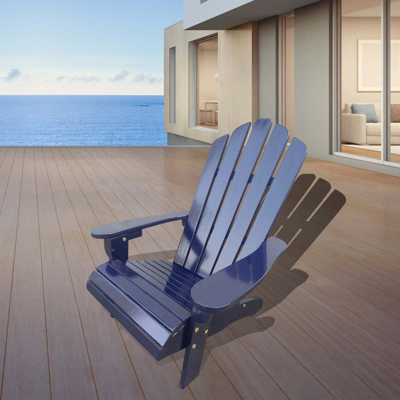 Chaise Adirondack pour enfants Ashendon, Bleu