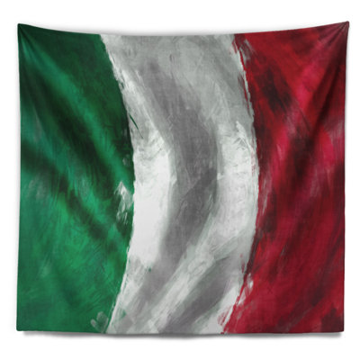 Tapisserie du drapeau de l'italie
