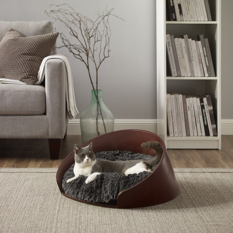 Kuai Pet Bed, Dark Brown
