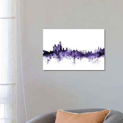 Amsterdam, The Netherlands Skyline by Michael Tompsett - Wrapped Canvas Gallery-Wrapped Canvas Giclée