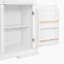 Armoire décorative autoportante, garde-manger avec tiroirs et tablettes réglables-1998600683