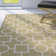 Arneshia Geometric Green/Beige Area Rug