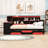 Wood Daybed with Desk and Drawers,Shelves-14339418-14339412