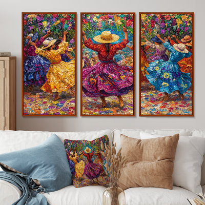 Fêtes mauves et célébrations au Salvador II - Ensemble d'art mural Salvador