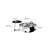Super crystal stone round coffee table set-583375898