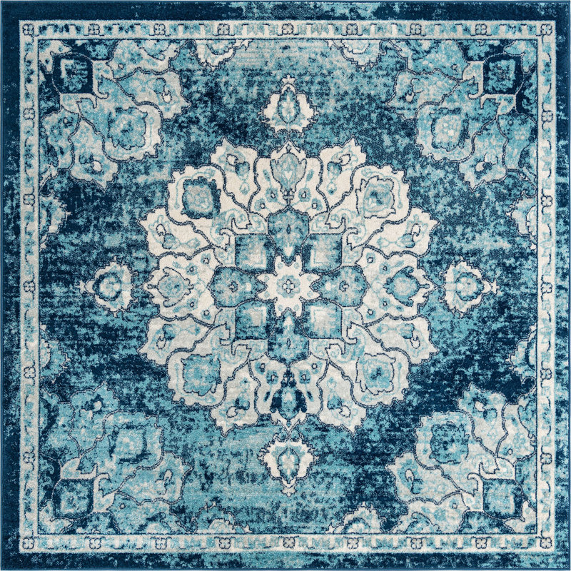 Mirveta Oriental Indoor Rug, Square 7'10"