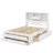 Queen Size Platform Bed With Drawers-1305970989