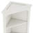Tall Corner Cabinet With Doors, Open Shelves, Eco-Friendly MDF, Safety Design